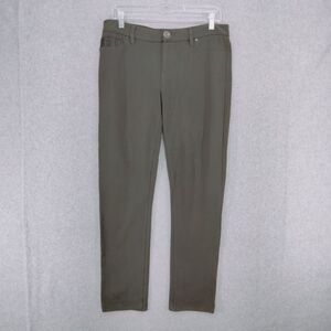 Calvin Klein Pants Wmns 10 x 28 Nylon Stretch Green Gray Outdoor Hiking Workwear